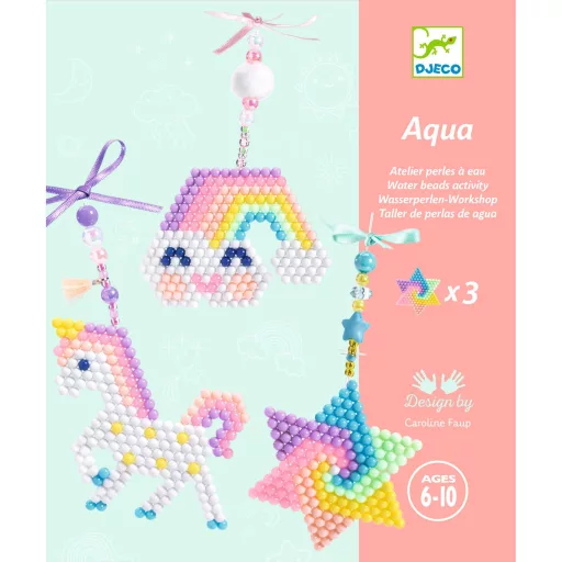 Djeco Artistic Aqua - Gyöngyből kép - Rainbow
