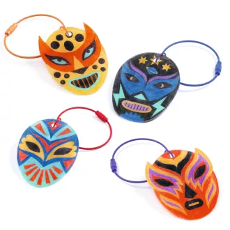  Djeco Artistic Plastic - Kulcstartó dísz - Wrestler keyring