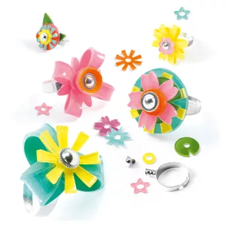   Djeco Artistic Plastic - Ékszerkészítés - Gyűrük - Ring collection