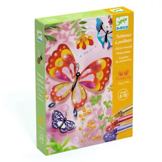 Djeco Csillámkép készítés - Pillangók - Butterflies