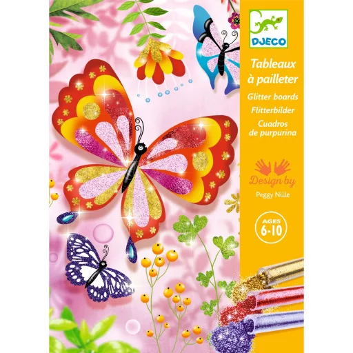 Djeco Csillámkép készítés - Pillangók - Butterflies