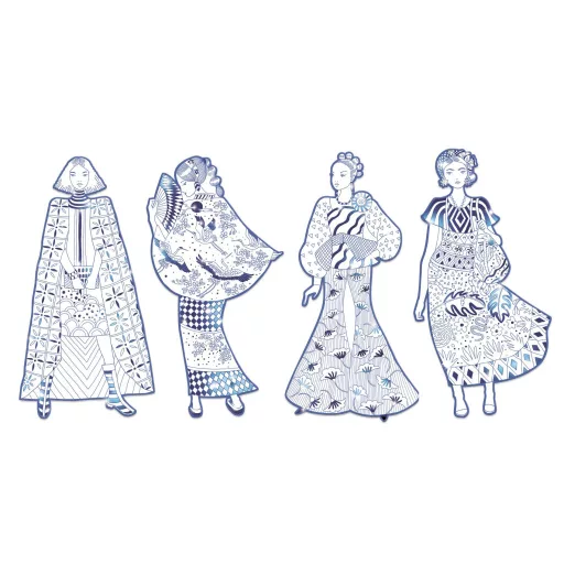 Djeco Színezés - Laura Divat - Laura and friends