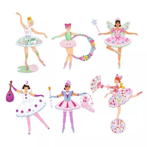 Djeco Kapcsos képkészítés - Tüllszoknya - Tutus