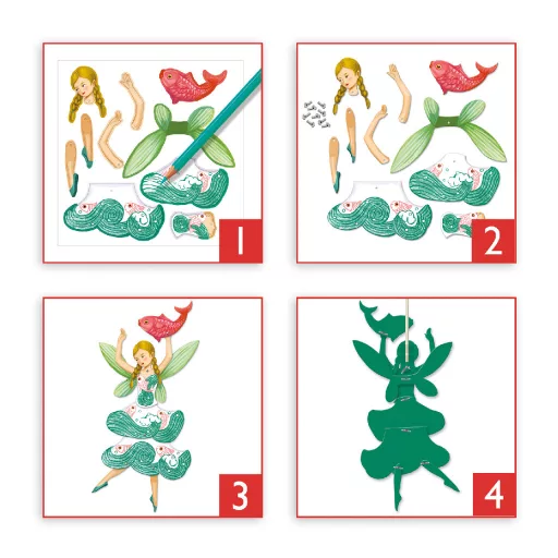 Djeco Kapcsos képkészítés - Tündérek - Fairies