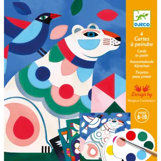   Djeco Kifestő készlet - Fantasztikus fenevadak - Fanciful bestiary