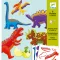 Djeco Kapcsos képkészítés - Dinszauruszok - Dinos