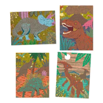 Djeco Karckép technika - Dinoszauruszok - Dinosaurs