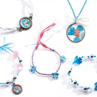   Djeco Ékszerkészító készlet - Gyöngyök és madarak - Pearls and birds