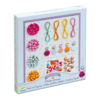   Djeco Gyöngyfűzés - Fagyöngyök és figurák - Beads and figurines
