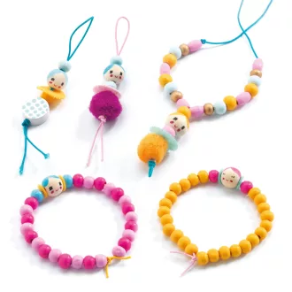   Djeco Gyöngyfűzés - Fagyöngyök és figurák - Beads and figurines