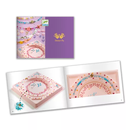 Djeco Ékszerkészítő készlet - Hajráf készítő - Precious