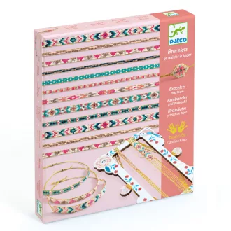   Djeco Ékszerkészítő készlet - Karkötők gyöngyszövéssel - Tiny beads
