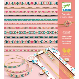   Djeco Ékszerkészítő készlet - Karkötők gyöngyszövéssel - Tiny beads