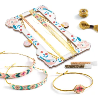   Djeco Ékszerkészítő készlet - Karkötők gyöngyszövéssel - Tiny beads