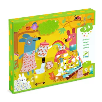   Djeco Kollázs műhely - Mozaikkép készítés kezdetei - Foam fun