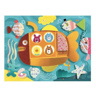   Djeco Kollázs műhely - Mozaikkép készítés kezdetei - Foam fun