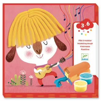   Djeco Gyurmaformázós képkészítés - Göndör és egyenes frizura - Curls and straight hair