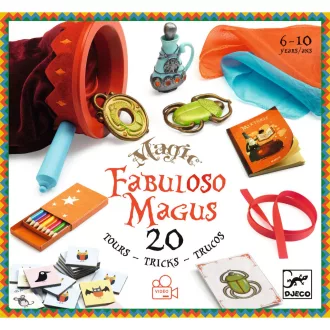 Djeco Bűvészkészlet - Mesés, 20 trükk - Fabuloso Magus