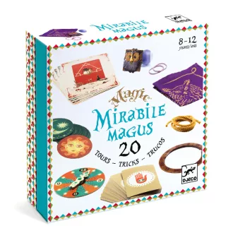  Djeco Bűvészkészlet - Csodállatos, 20 trükk - Mirabile magus - 20