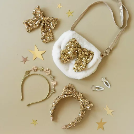 Rockahula Kids hajpánt - Bedazzle Sequin Bow