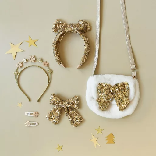 Rockahula Kids hajpánt - Bedazzle Sequin Bow