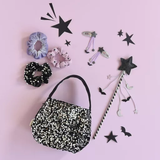 Rockahula Kids táska - Spellbound Sequin Velvet Cauldron