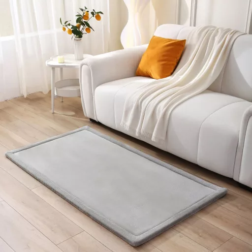 Hakuna matte memóriahabos puha gyerekszőnyeg 80x150 cm - Szürke