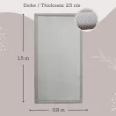 Hakuna matte memóriahabos puha gyerekszőnyeg 80x150 cm - Szürke