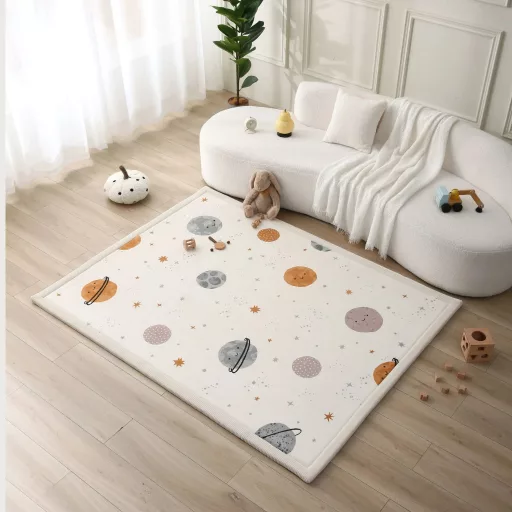 Hakuna matte memóriahabos puha gyerekszőnyeg 150x200 cm - Bolygók