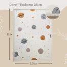 Hakuna matte memóriahabos puha gyerekszőnyeg 150x200 cm - Bolygók