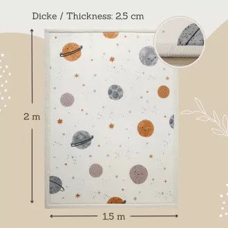   Hakuna matte memóriahabos puha gyerekszőnyeg 150x200 cm - Bolygók