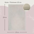 Hakuna matte memóriahabos puha gyerekszőnyeg 150x200 cm - Égkék