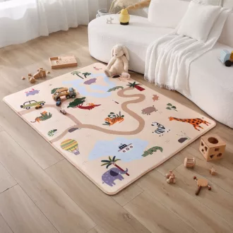  Hakuna matte memóriahabos puha gyerekszőnyeg 150x200 cm - Szafari túra