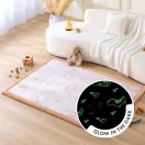 Hakuna matte memóriahabos puha gyerekszőnyeg 170x120 cm - Világító Dínók