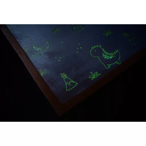 Hakuna matte memóriahabos puha gyerekszőnyeg 170x120 cm - Világító Dínók
