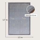 Hakuna matte memóriahabos puha gyerekszőnyeg 170x120 cm - Világító bolygók