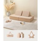 Hakuna Matte moduláris gyerekkanapé – Teddy bézs