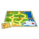 Hakuna matte puzzle játszószőnyeg 120x120 cm - Dinoszauruszok