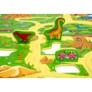 Hakuna matte puzzle játszószőnyeg 120x120 cm - Dinoszauruszok