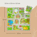 Hakuna matte puzzle játszószőnyeg 120x120 cm - Vakáció