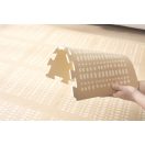 Hakuna matte habszivacs puzzle játszószőnyeg 170x120 cm - Homok