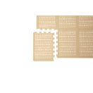 Hakuna matte habszivacs puzzle játszószőnyeg 170x120 cm - Homok