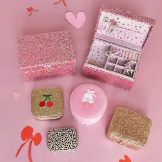 Rockahula Kids nagyméretű ékszertartó doboz - Confetti Glitter
