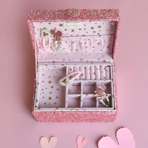 Rockahula Kids nagyméretű ékszertartó doboz - Confetti Glitter