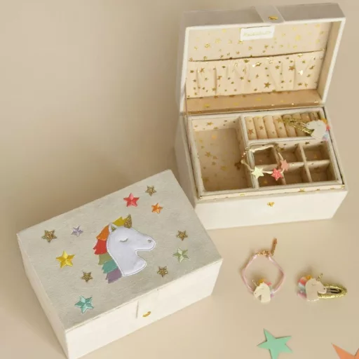Rockahula Kids nagyméretű ékszertartó doboz - Rainbow Unicorn