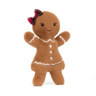   Jellycat plüss - Karácsonyi mézeskalács figura - Ruby kicsi