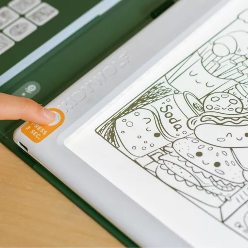 Kidywolf átvilágítós rajztábla 30 mintával - Kavalkád - K-Draw Pad Méli-Mélo