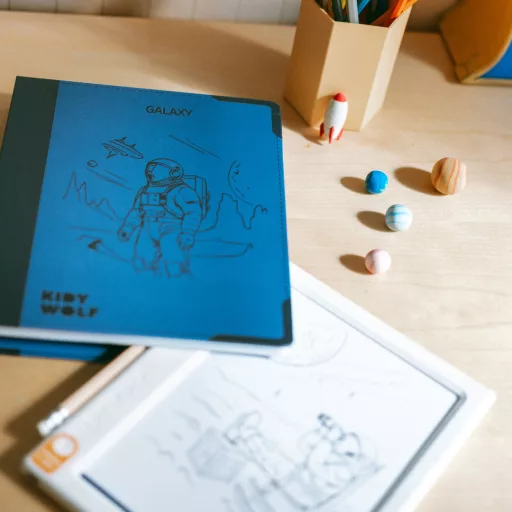 Kidywolf mintafüzet K-Draw Pad rajztáblához - Galaxis - Galaxy
