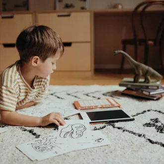   Kidywolf LCD rajztábla - Dinoszauruszok - Kidydraw Mini Dinosaurs