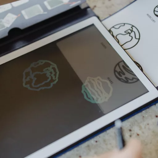 Kidywolf LCD rajztábla - Galaxis - Kidydraw Mini Galaxy